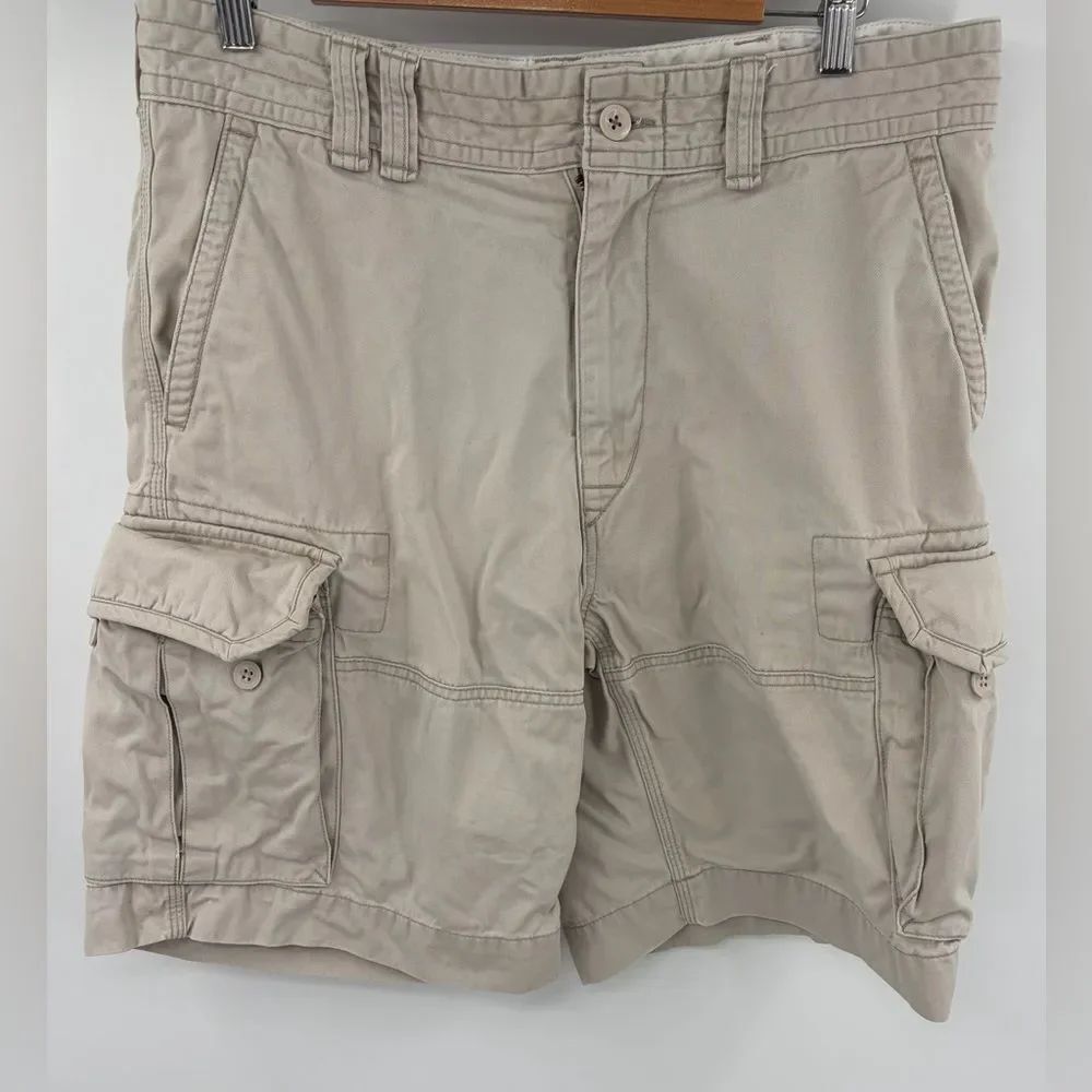 Polo Ralph Lauren Gellar cargo light khaki short men’s 34 utility preppy